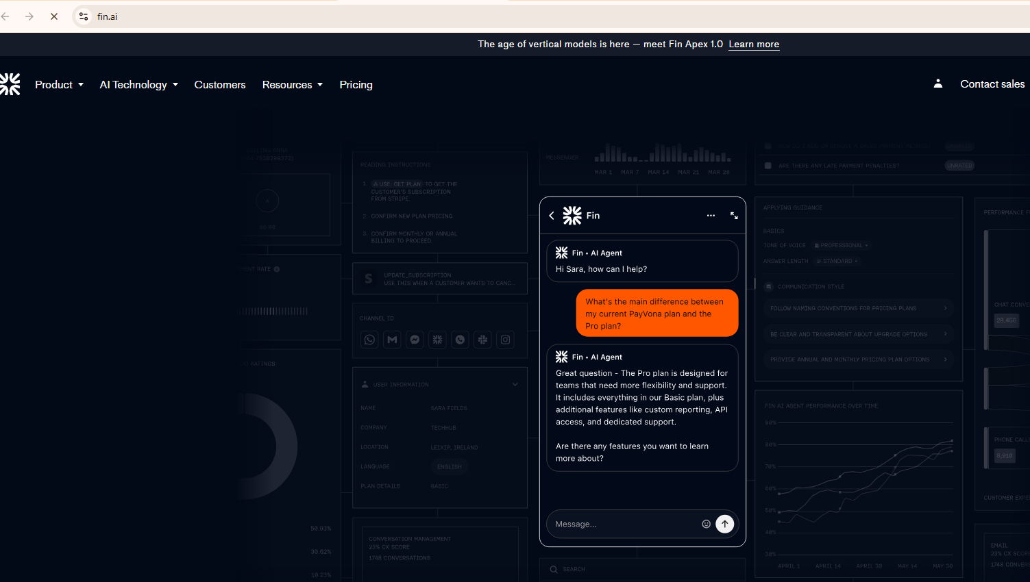 enterprise chatbot platforms intercom fin resolution rate enterprise