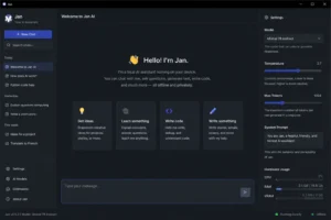 AI that runs on laptop without internet free