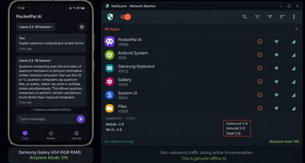 best AI app for Android without internet
