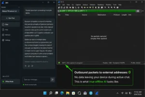 private AI chatbot no data sent free