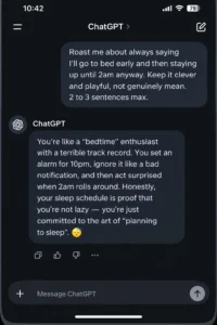 AI roast generator